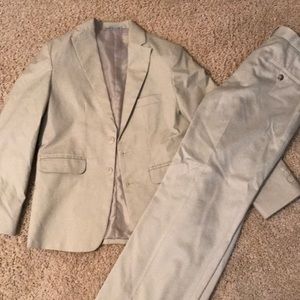 Boys Khaki Suit set size 10